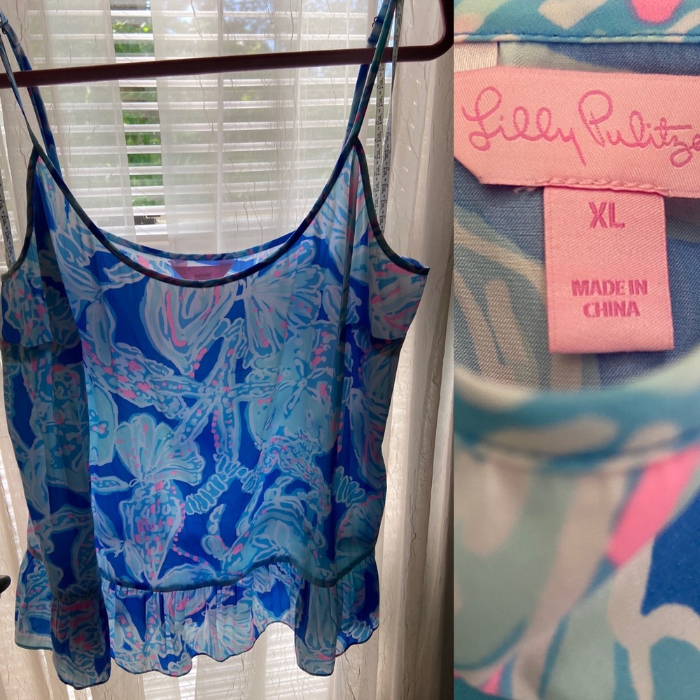 Lilly Pulitzer Coral Top